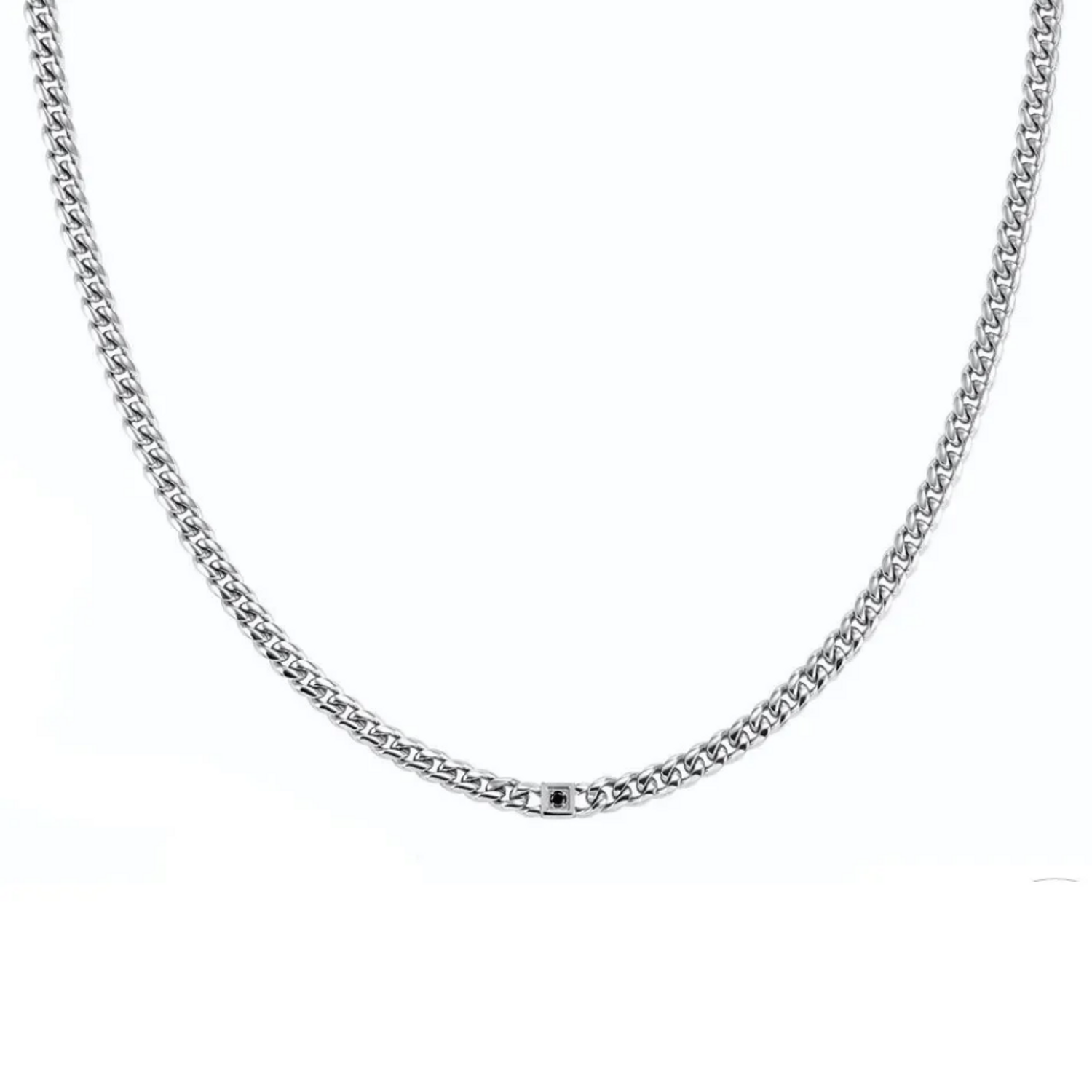 Naszyjnik Nomination Italy Virtus Code z czarnym diamentem 0.025 ct w kolorze srebrnym 133108_007 (1).png